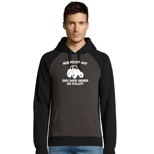 Traktor Nicht Auf Den Sack Gehen Du Sollst! Spruch Männer Hoodie