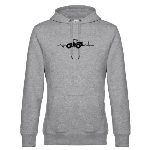 Traktor Trecker Herzschlag K700 Landmaschine Puls Männer Hoodie