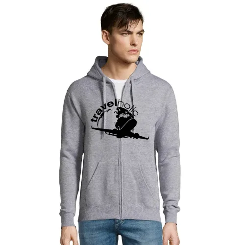 Travelholic Männer Hoodie