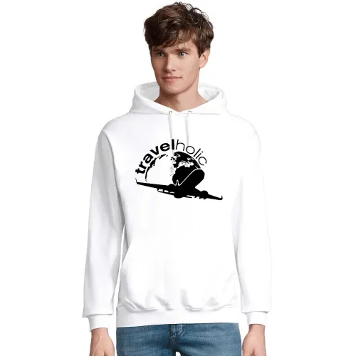 Travelholic Männer Hoodie