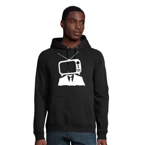 TV Kopf Männer Hoodie