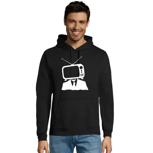 TV Kopf Männer Hoodie