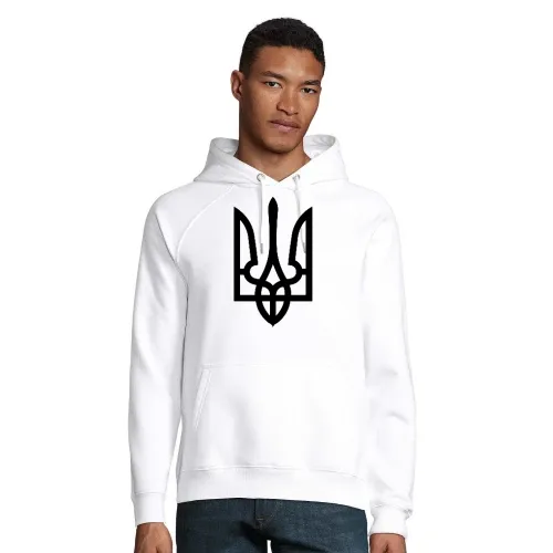 Ukraine Wappen Männer Hoodie