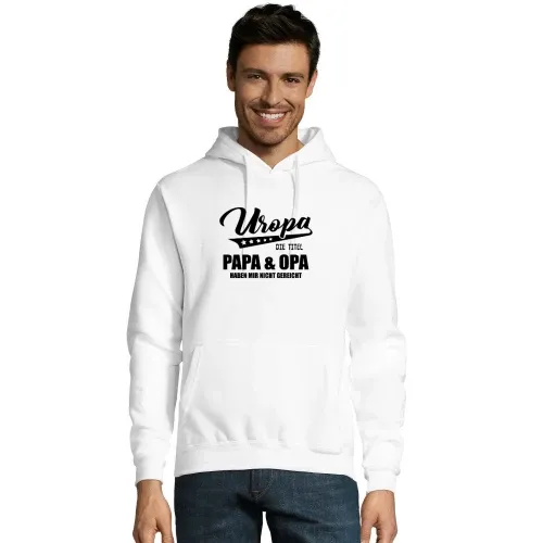 Uropa Titel Urgroßvater Auszeichnung Großfamilie Hoodie Männer Snake