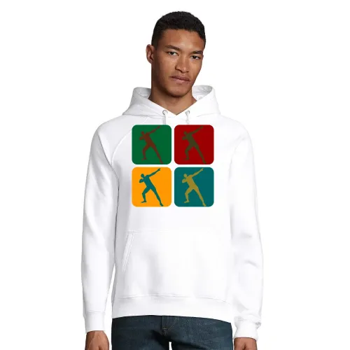 Usain Bold Warhol Hoodie Männer Stellar Bio