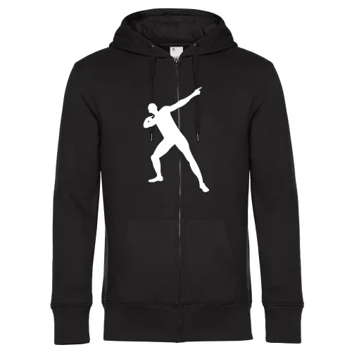 Usain Bolt Pose Männer Hoodie