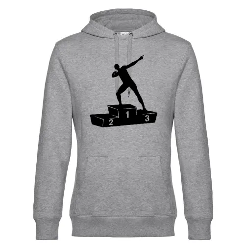 Usain Bolt Siegertreppchen Hoodie Männer King Hooded