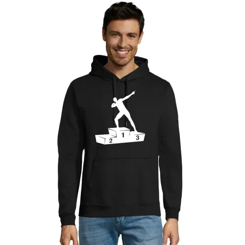 Usain Bolt Siegertreppchen Hoodie Männer Snake