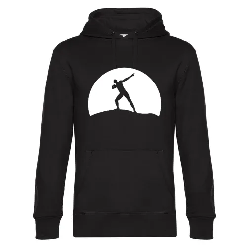 Usain Bolt vor Sonnenuntergang Hoodie Männer King Hooded