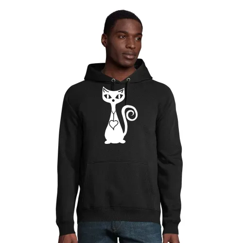 verliebter Kater Hoodie Männer Stellar Bio