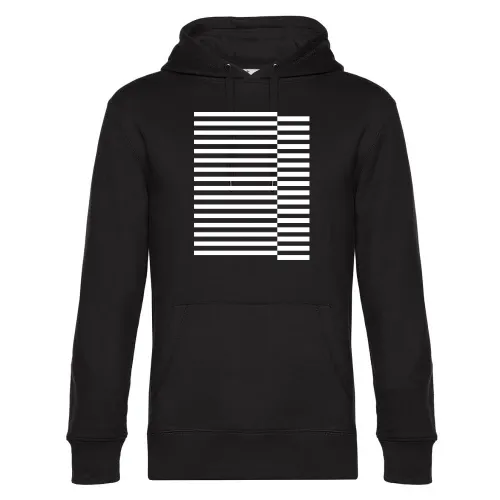 versetzte Streifen Hoodie Männer King Hooded