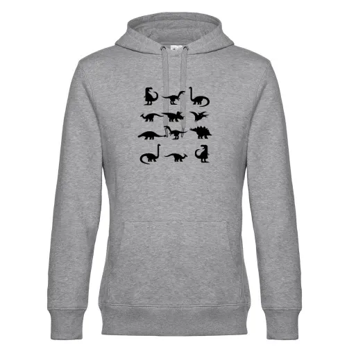 Viele Lustige Dinosaurier Für Dino Liebhaber Hoodie Männer King Hooded