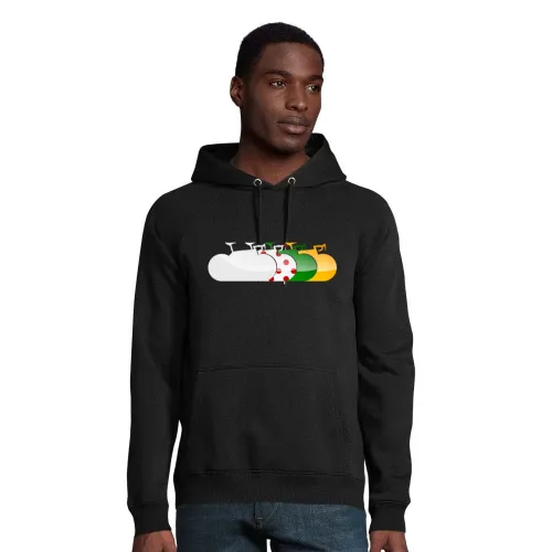 vier Tour Räder Hoodie Männer Stellar Bio