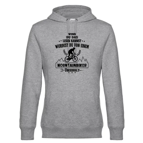 Von Mountainbiker Überholt - E-Biker MTB Radfahrer Männer Hoodie