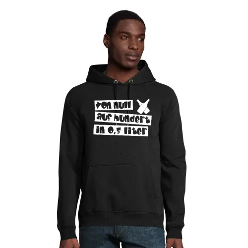 von null auf hundert in 0,5 liter Hoodie Männer Stellar Bio