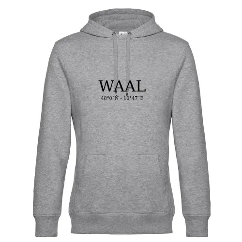 Waal Koordinaten Hoodie Männer King Hooded