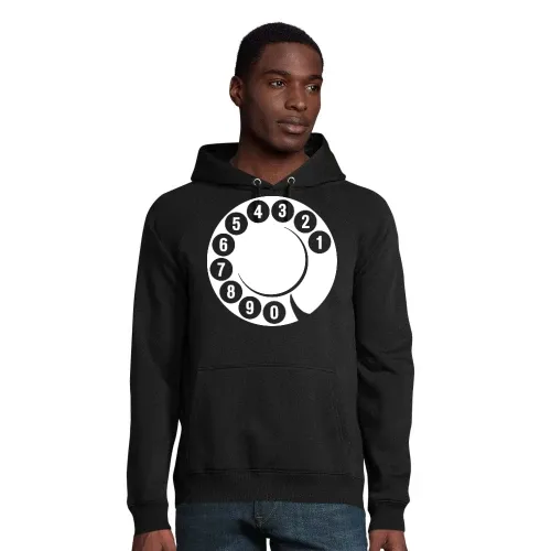 Wählscheibe von alten Telefon Männer Hoodie