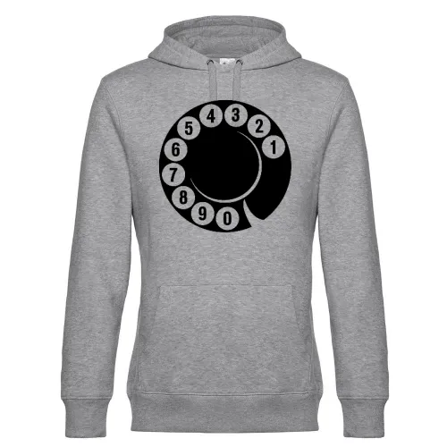Wählscheibe von alten Telefon Männer Hoodie