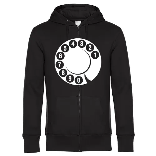 Wählscheibe von alten Telefon Männer Hoodie