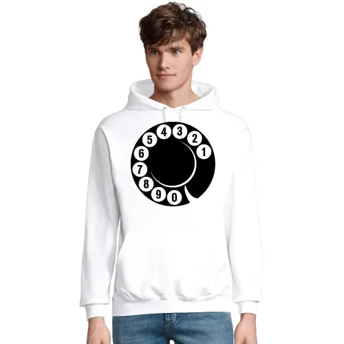 Wählscheibe von alten Telefon Männer Hoodie