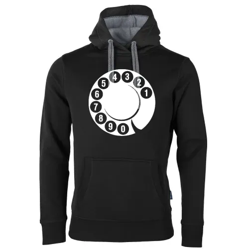 Wählscheibe von alten Telefon Männer Hoodie