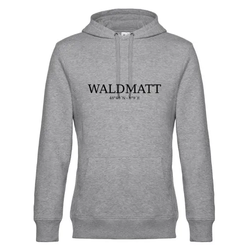 Waldmatt Koordinaten Hoodie Männer King Hooded