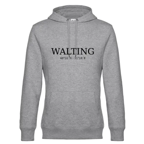 Walting Koordinaten Hoodie Männer King Hooded