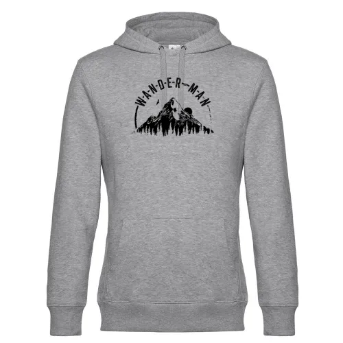 Wanderer Man Wandern Wander Hiking Outdoor Hoodie Männer King Hooded