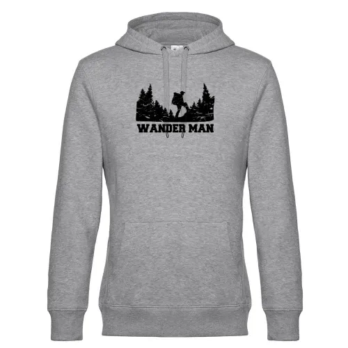 Wandern Hiking Trekking - Wander Man - Geschenk Hoodie Männer King Hooded