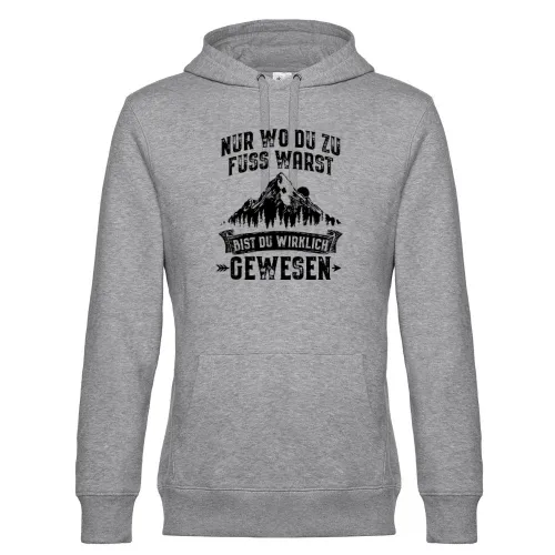 Wandern Spruch Wanderer Hiking Outdoor Wanderweg Hoodie Männer King Hooded