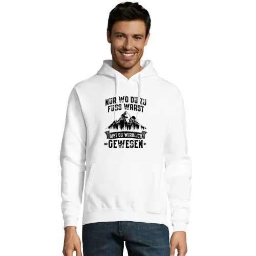 Wandern Spruch Wanderer Hiking Outdoor Wanderweg Hoodie Männer Snake