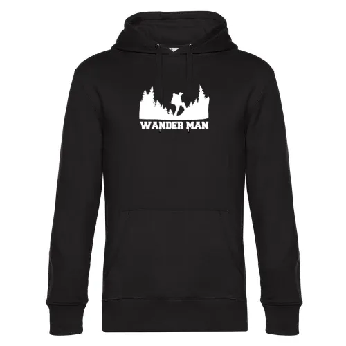 Wandern Wander Man Hiking Wanderer Herren Geschenk Hoodie Männer King Hooded