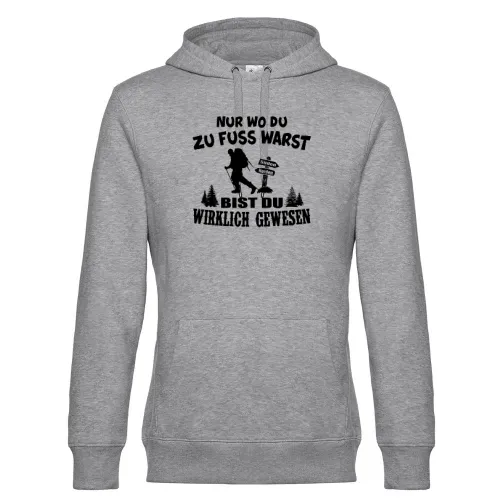 Wandern Wanderer Zu Fuss Hiking Outdoor Geschenk Hoodie Männer King Hooded