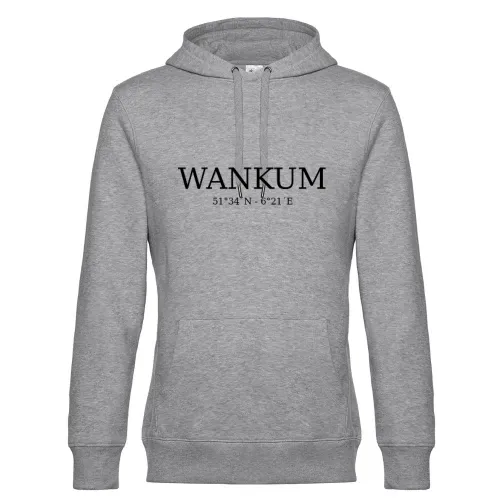 Wankum Koordinaten Hoodie Männer King Hooded