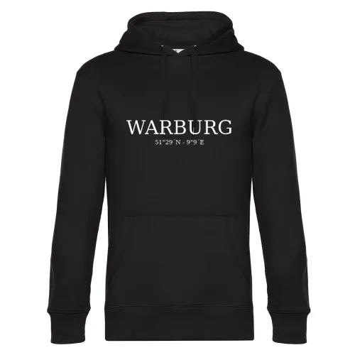 Warburg Koordinaten Hoodie Männer King Hooded