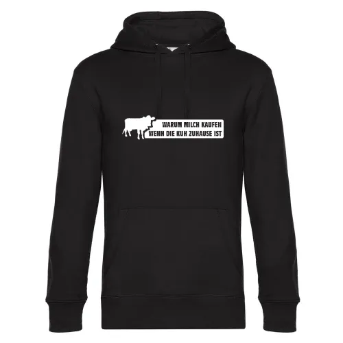 Warum Milchkuh Hoodie Männer King Hooded