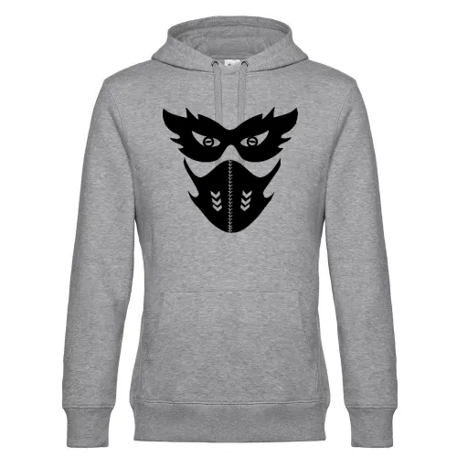 Wave Gotik Maske und Mundschutz Hoodie Männer King Hooded