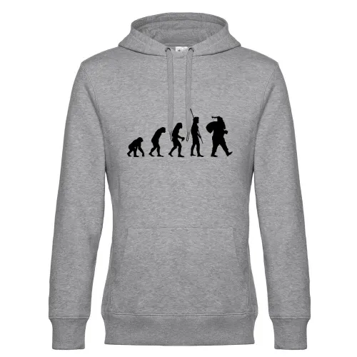 Weihnachtsmann Evolution Männer Hoodie