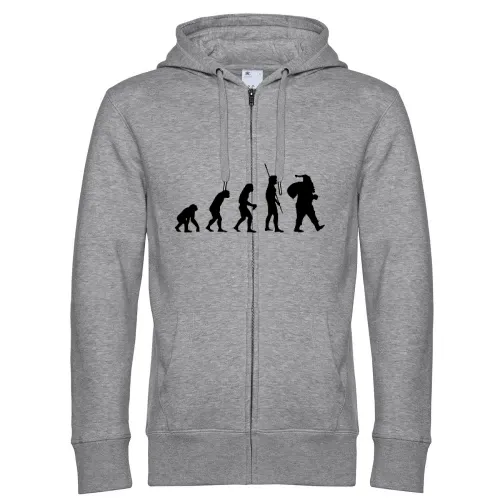 Weihnachtsmann Evolution Männer Hoodie