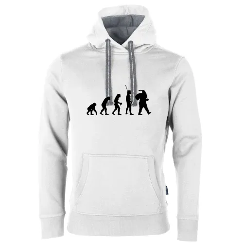 Weihnachtsmann Evolution Männer Hoodie