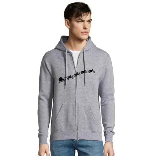 Weihnachtsschlitten aus fliegenden Enduros Männer Hoodie