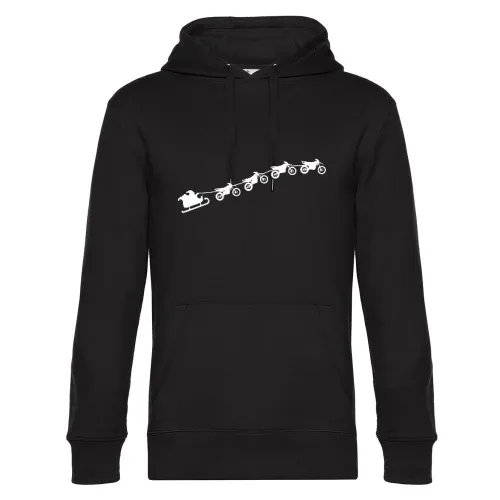 Weihnachtsschlitten aus fliegenden Enduros Männer Hoodie