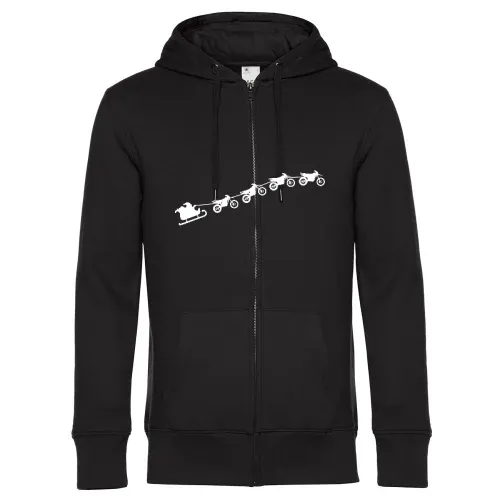 Weihnachtsschlitten aus fliegenden Enduros Männer Hoodie