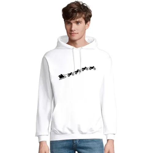 Weihnachtsschlitten aus fliegenden Enduros Männer Hoodie
