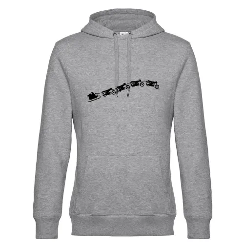Weihnachtsschlitten aus fliegenden Simson S50 S51 Hoodie Männer King Hooded