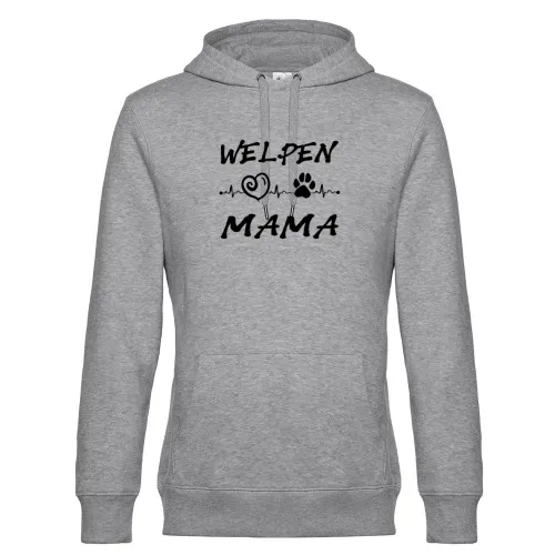 Welpen Mama Hundezüchter Herzschlag Hundebesitzer Hoodie Männer King Hooded