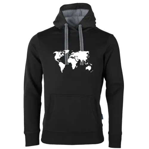 Weltkarte Männer Hoodie