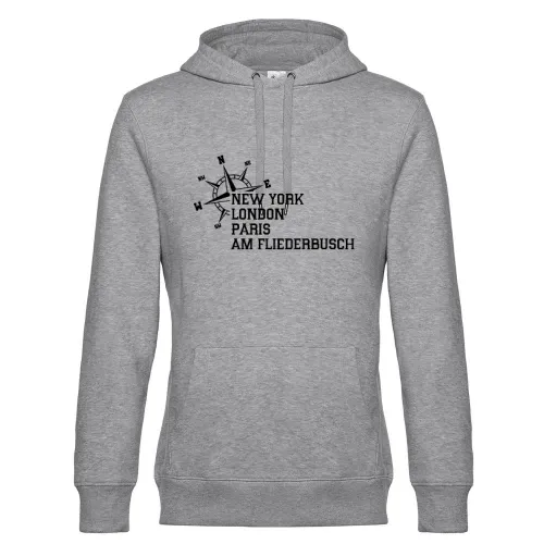 Weltstadt Am Fliederbusch Hoodie Männer King Hooded