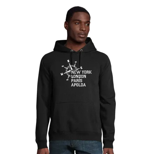 Weltstadt Apolda Hoodie Männer Stellar Bio