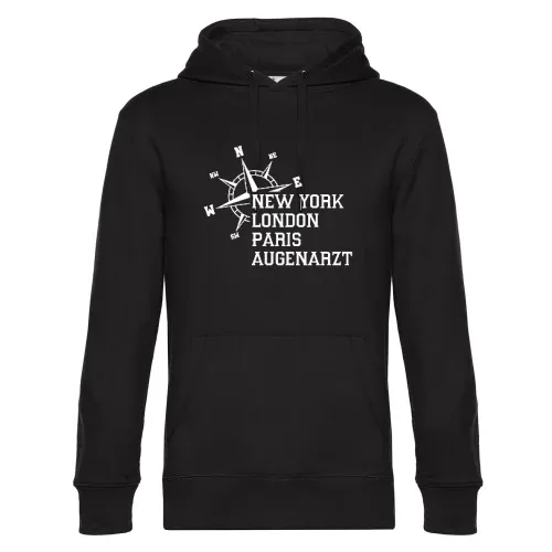 Weltstadt Augenarzt Hoodie Männer King Hooded
